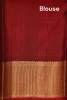 Pure Handloom Double Checks Kanjeevaram Silk Saree
